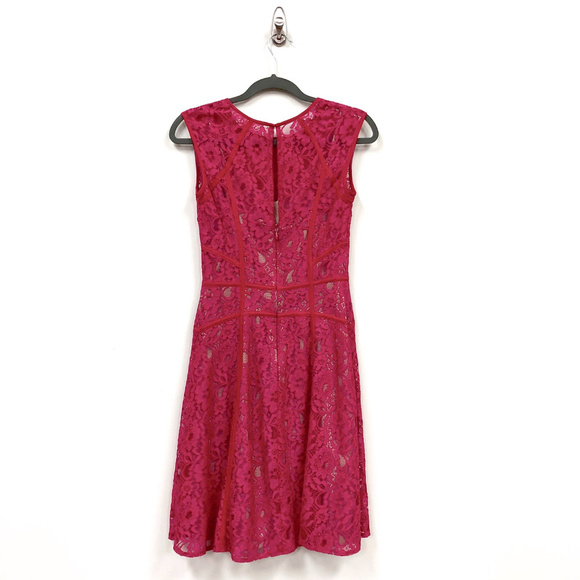 NWOT BCBGMaxAzria Turkish Rose Pink Dress - Picture 2 of 7